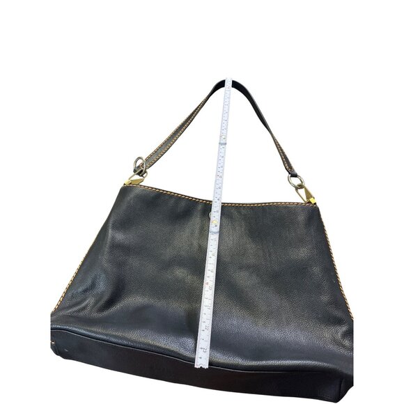 Plinio Visona Womens Brown Reversible Leather Shoulder Handbag SKU 8599 - Picture 5 of 16